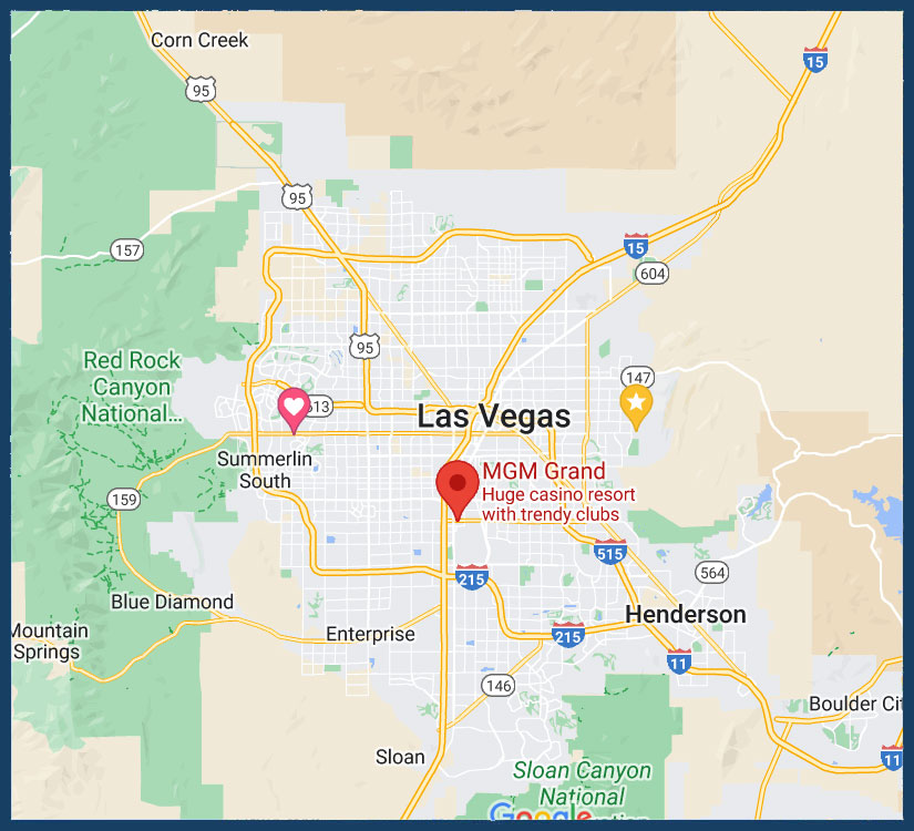 Vegas Map 